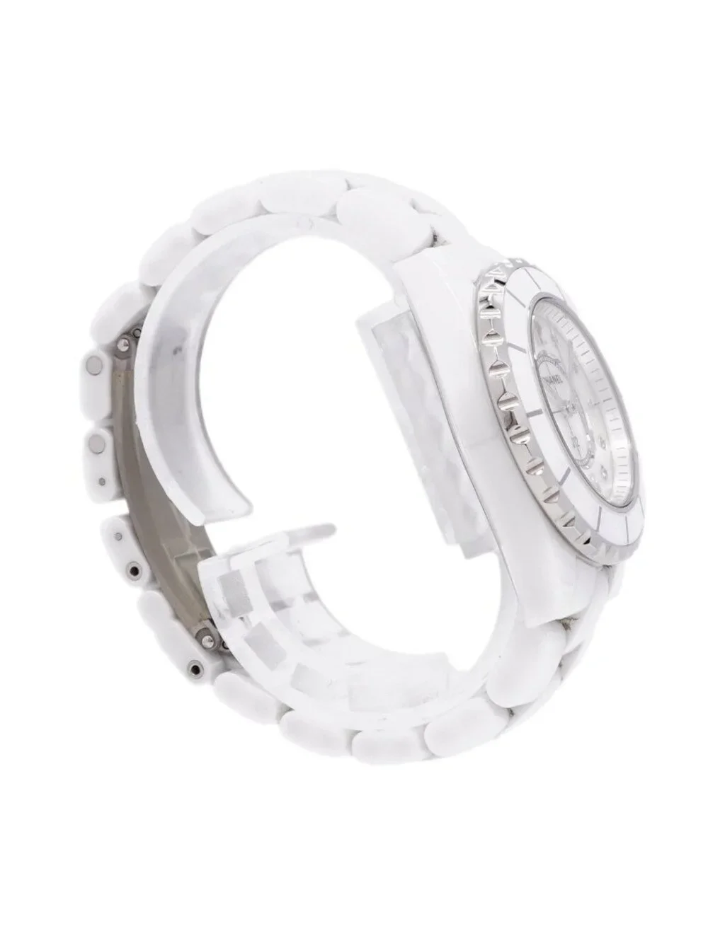 Chanel Diamond White Dial Watch